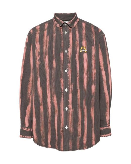 Doublet Brown Striped Shirt for men