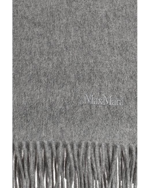 Max Mara Gray Tassel Scarf