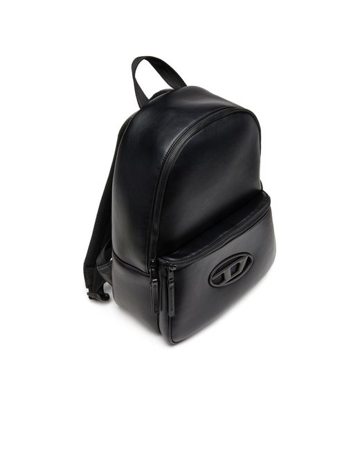 DIESEL Black Medium Holi-D Zipped Backpack for men