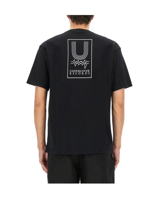 Undercover Black Graphic-Printed Crewneck T-Shirt for men