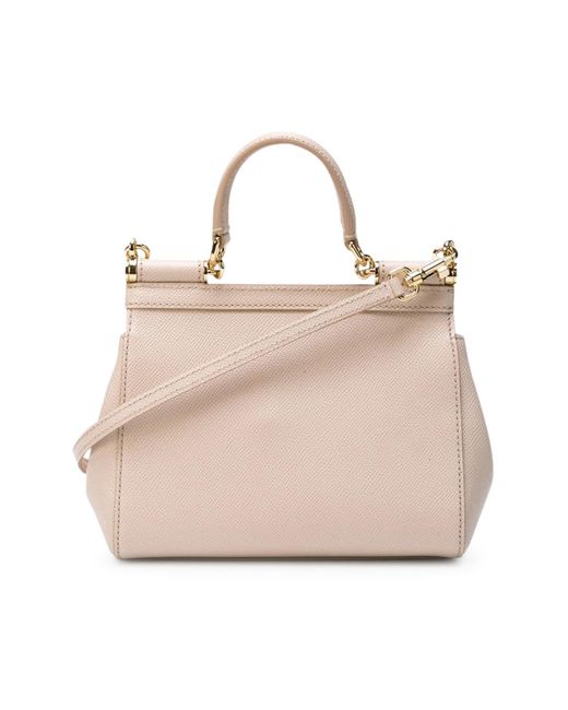 Dolce & Gabbana Pink Sicily Medium Tote Bag
