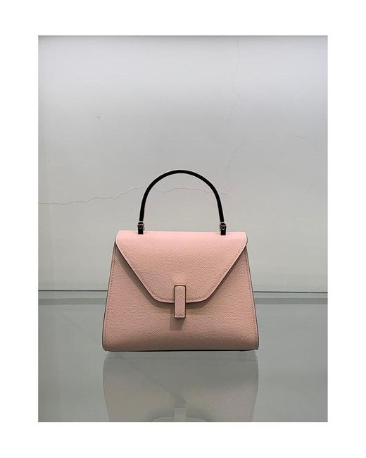 Valextra Pink Folded Structure Shoulder Bag