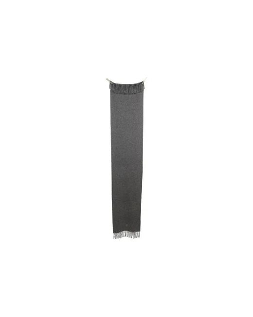Polo Ralph Lauren Gray Fringed Scarf
