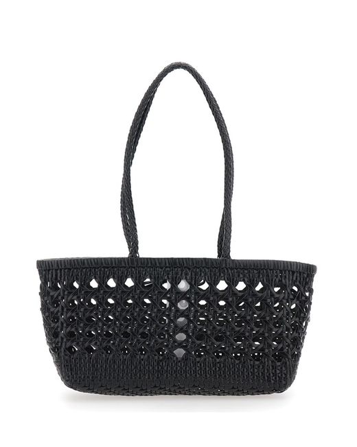 OSOI Black Biscuit Shopper Bag