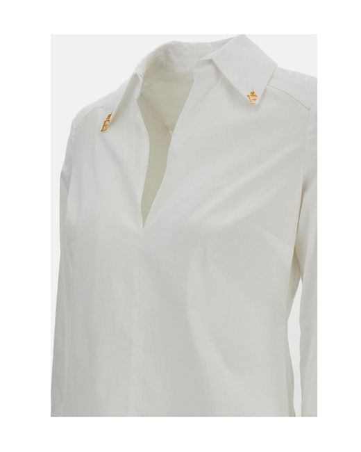 Elisabetta Franchi White Stretch Shirt