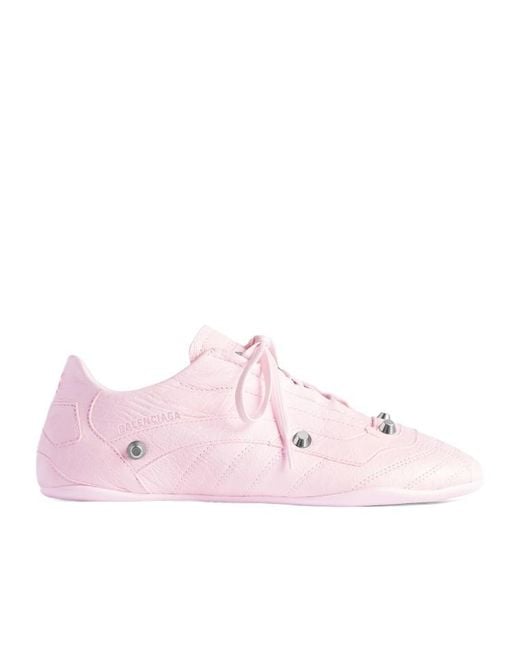 Balenciaga Pink City Low-Top Sneakers