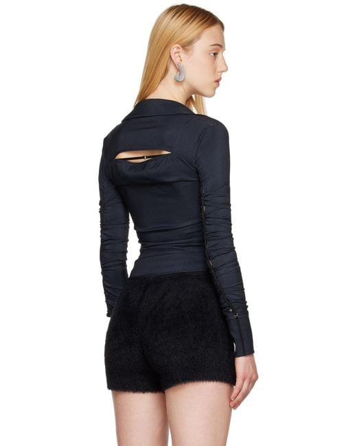 Jacquemus Blue La Chemise Soffio Shirt