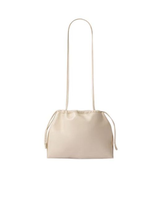 Soeur White Suzette Leather Shoulder Bag