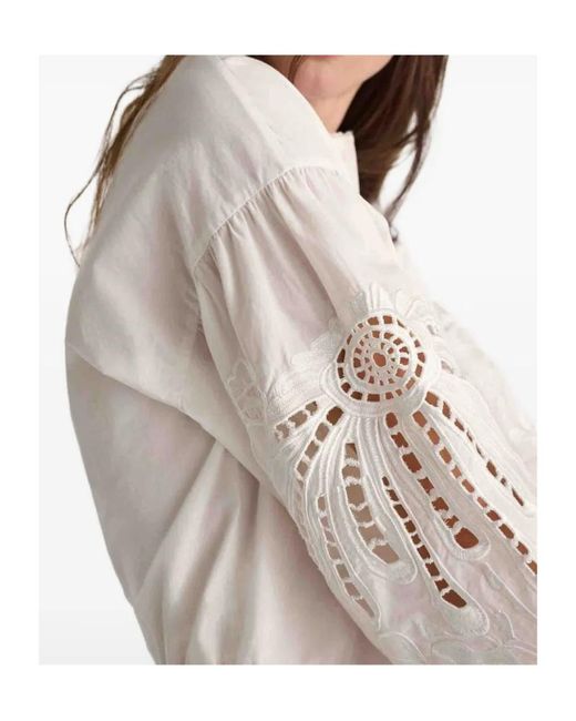 Dorothee Schumacher White Long-Sleeved Cover-Up