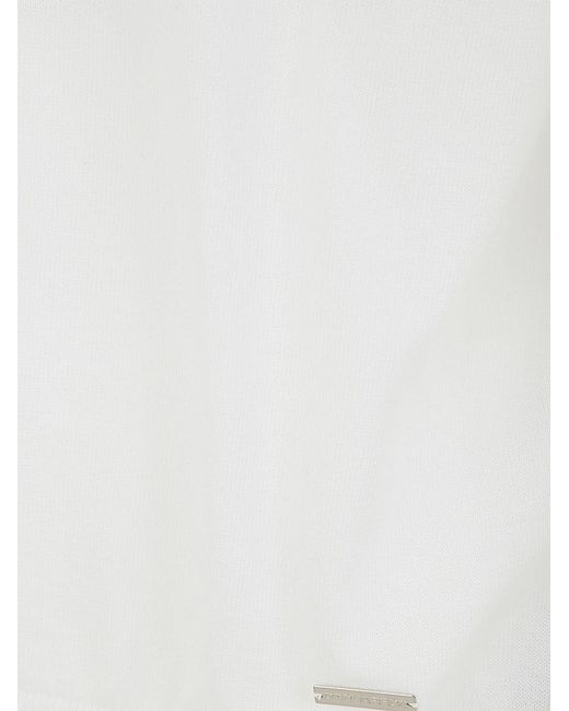 DSquared² White Logo Logo Hoodie for men