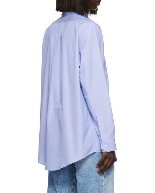 Maison Margiela White Long-Sleeved Buttoned Shirt