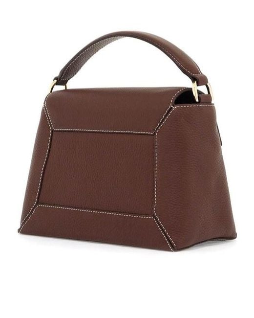 Strathberry Brown Mosaic Tote Bag