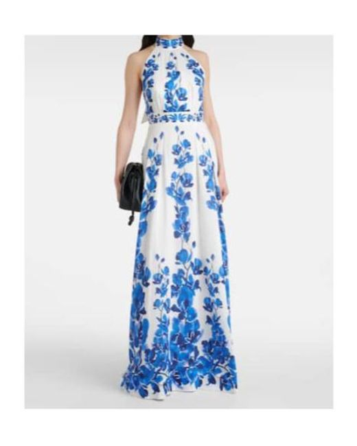Rebecca Vallance Orchid Blues Floral Maxi Dress