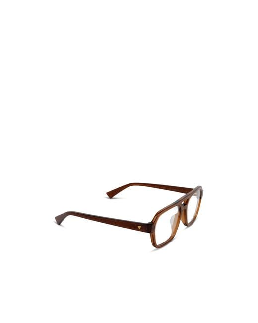 Bottega Veneta Multicolor Eyewear Square Frame Glasses for men
