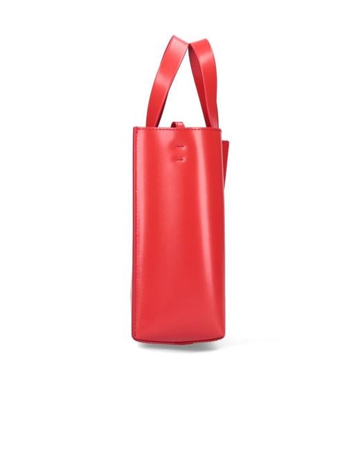 Marni Red Logo Mini Shoulder Bag