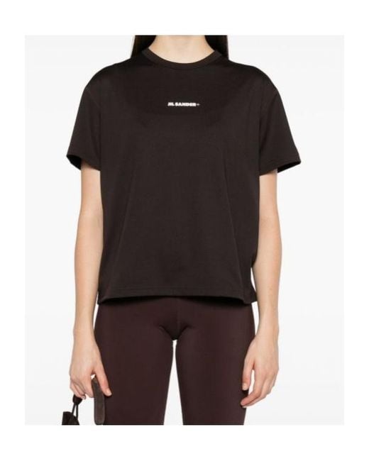 Jil Sander Black Logo Crew-Neck T-Shirt