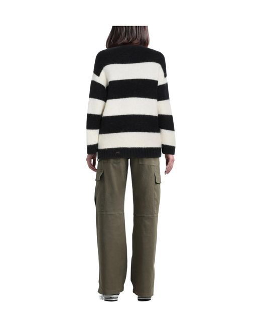 Dolce & Gabbana Black Striped Jumper