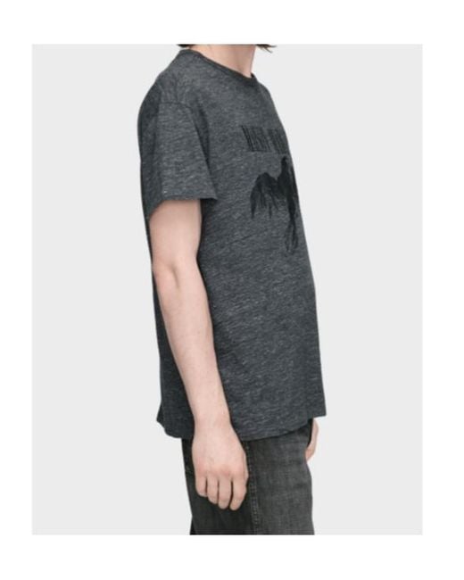 Maison Margiela Gray Short Sleeve Crewneck T-Shirt for men