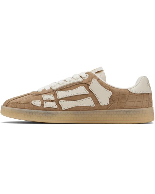 Amiri Brown Pacific Bones Sneakers for men