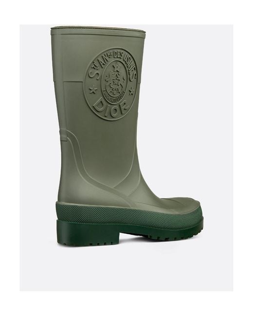 Dior Green Union Rain Boot