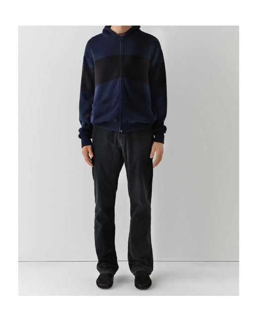GIMAGUAS Blue Capitan Striped Hoodie