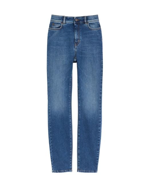 Weekend by Maxmara Blue Stretch Denim Skinny Jeans