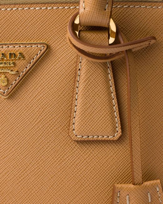Prada Brown Galleria Mini Saffiano Leather Bag