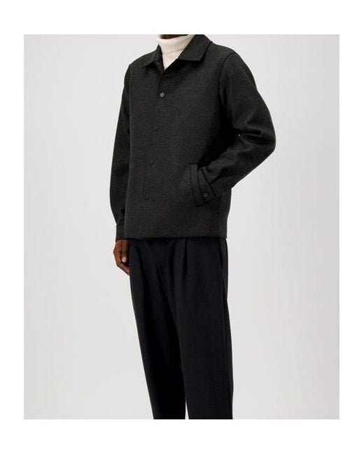 Harris Wharf London Black Button Jacket for men