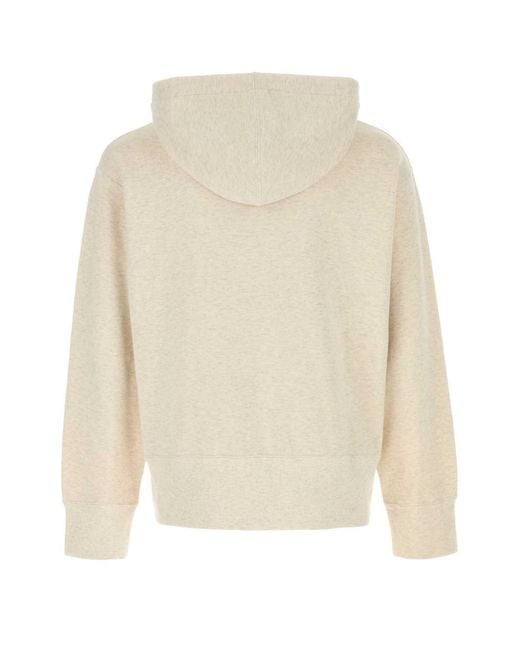 Givenchy White Vintage Double Collar Hoodie for men