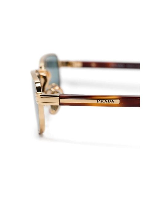 Prada White Full Frame Sunglasses for men