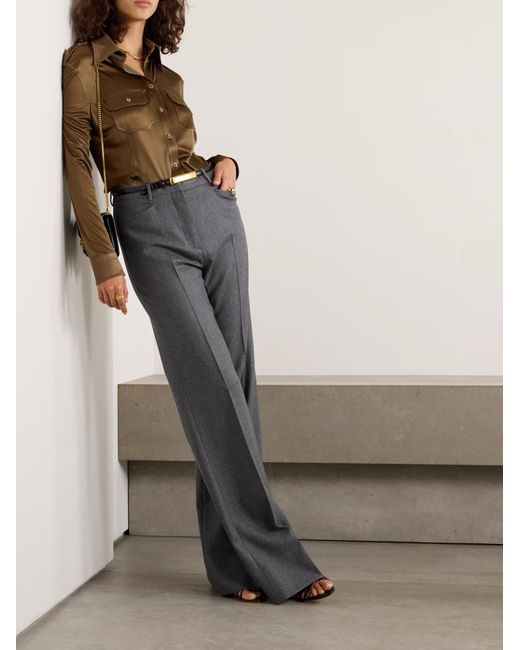 Tom Ford Brown Shimmey Shirt