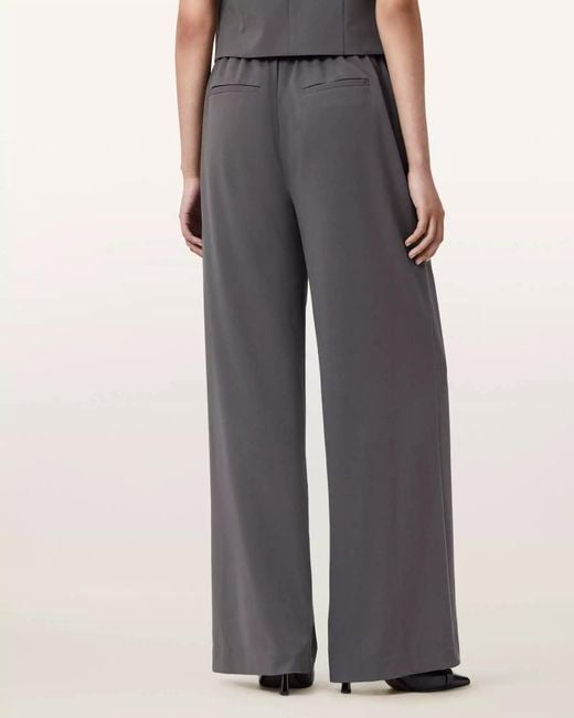 AllSaints Gray Aleida Casual Pants