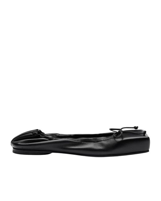 Jacquemus Black Les Ballerines Leather Ballet Flat