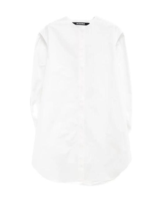Jacquemus White Berlingot Sleeveless Top