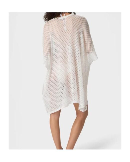 Missoni White Short Caftan Cover-Up