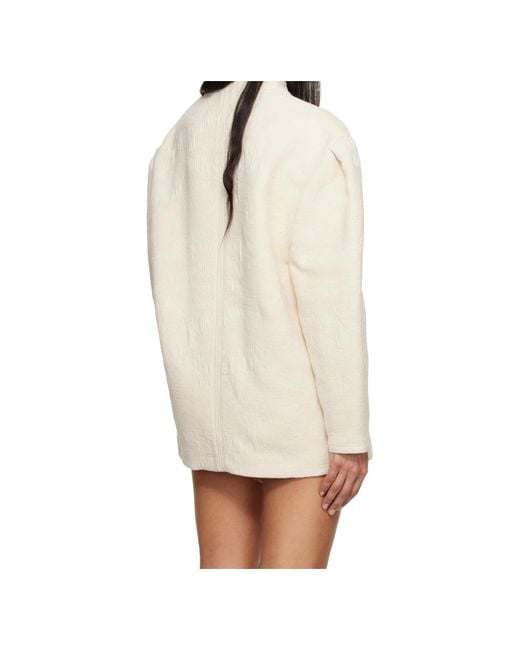 Isabel Marant White Uadie Coat