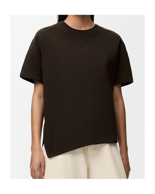 Loewe Black Asymmetric T-Shirt