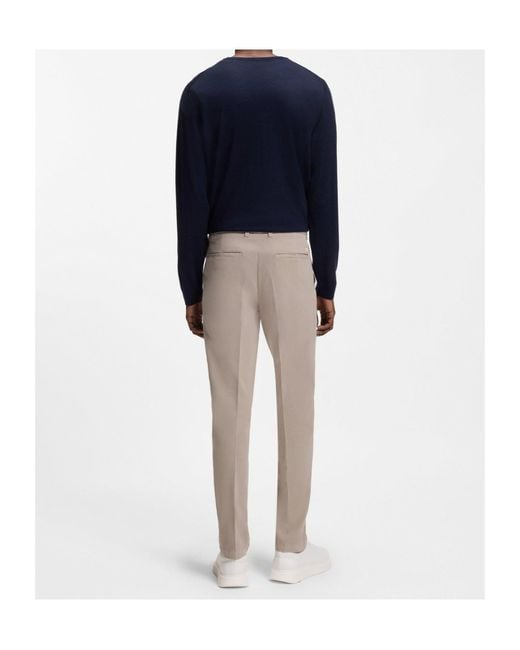 Boss Gray Kane Trousers for men