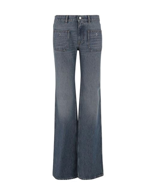 Coperni Blue Flared Jeans