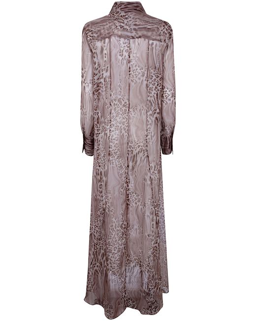 Blugirl Blumarine Purple Melted Leopard Shirt