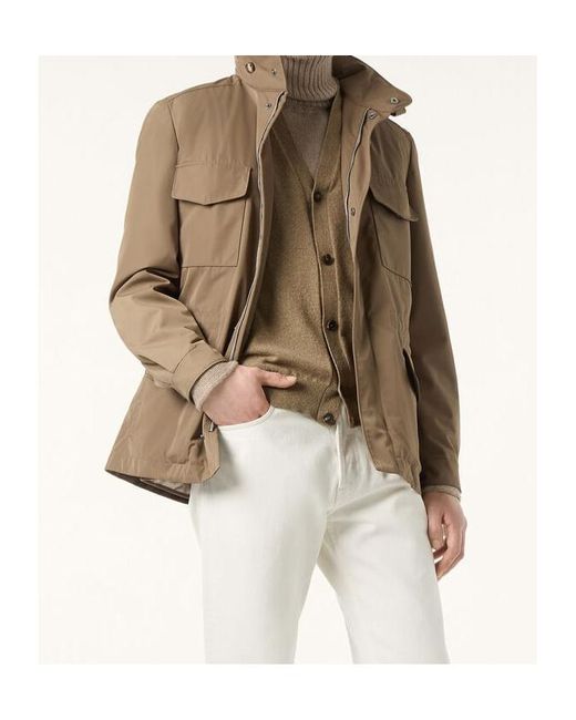 Loro Piana Brown Traveller Field Jacket for men