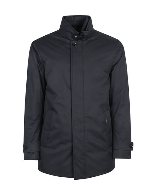 Moorer Blue Gorner-Kn Quilted Down Jacket for men