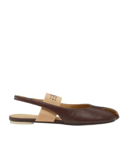 MM6 by Maison Margiela Brown Open-Toe Sandals
