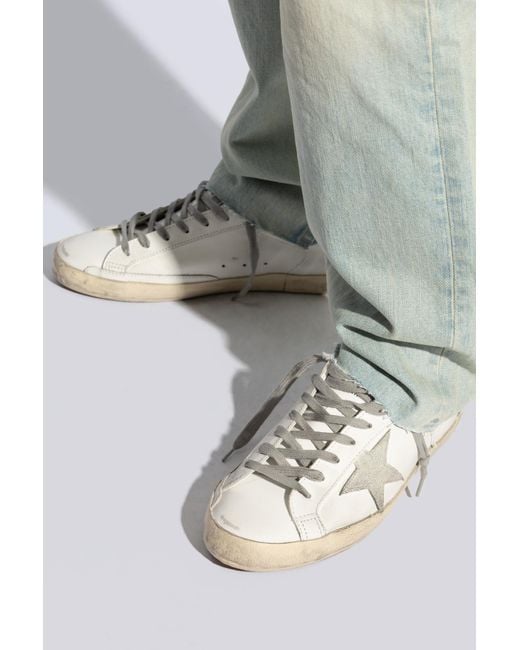 Golden Goose Deluxe Brand White Superstar Low-Top Sneakers for men