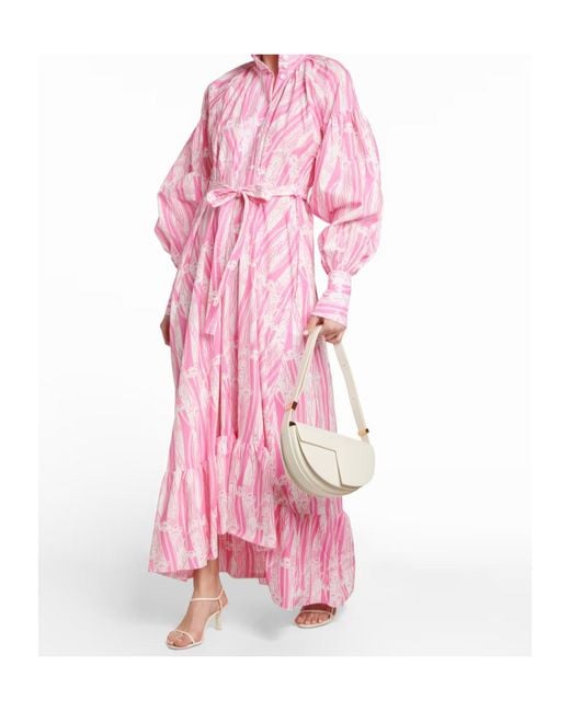 Patou Pink Printed Maxi Dress