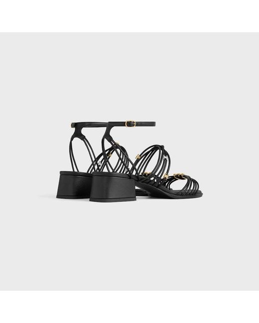 Céline White Clémence Heeled Sandal