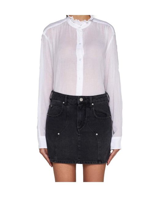 Isabel Marant Black Isabel Marant Étoile Denim Mini Skirt