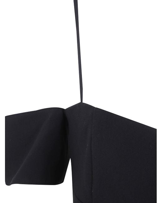 Pinko Blue Off-Shoulder Dress