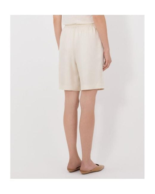 Loulou de Saison White Zinia Lds Shorts