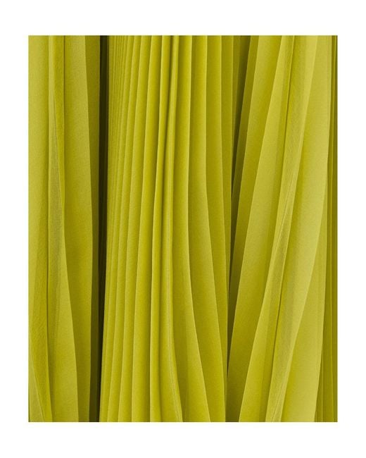 dior dream asymmetric long dress Dior Dream Asymmetric Long Dress in Green